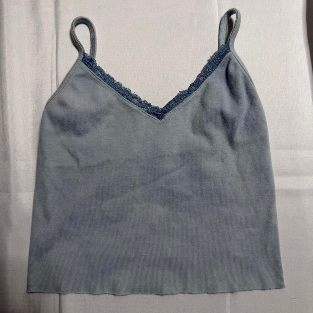 Brandy-melville Women's Blue Vest